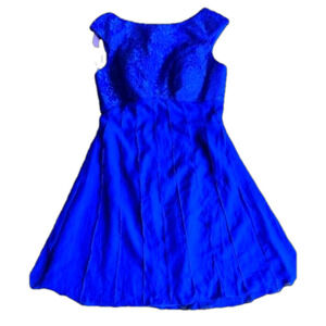 LanTing wedding party dress royal blue *size not indicated appears to be an XL